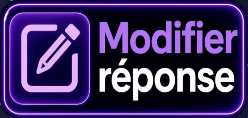 fonction chatgpt1 modifier reponse