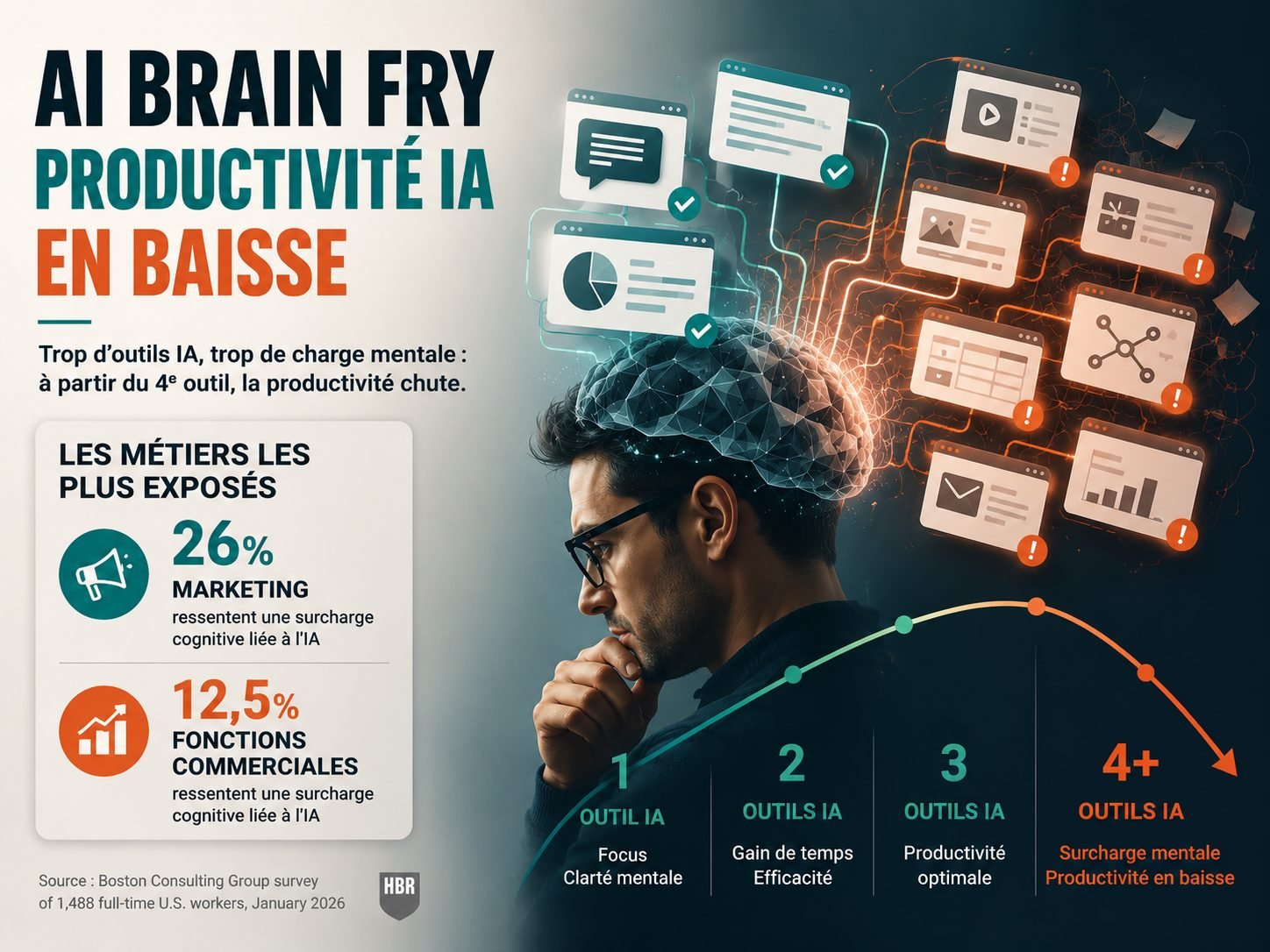 productivité ia productivite ia charge-mentale (AI Brain Fry)
