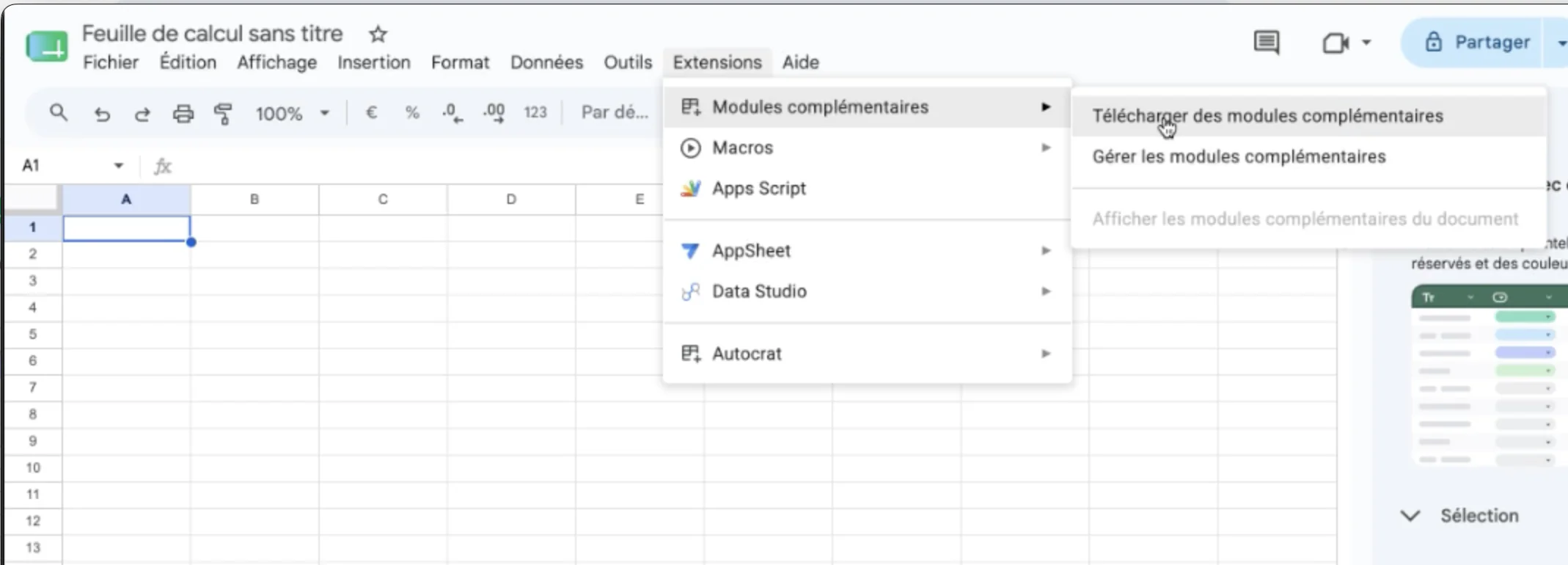 Comment installer ChatGPT dans Google Sheets