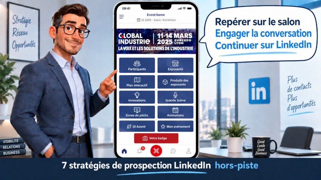 salon professionnel pour prospecter efficacement sur LinkedIn 